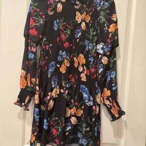 Parker Black Floral Patterned Garment